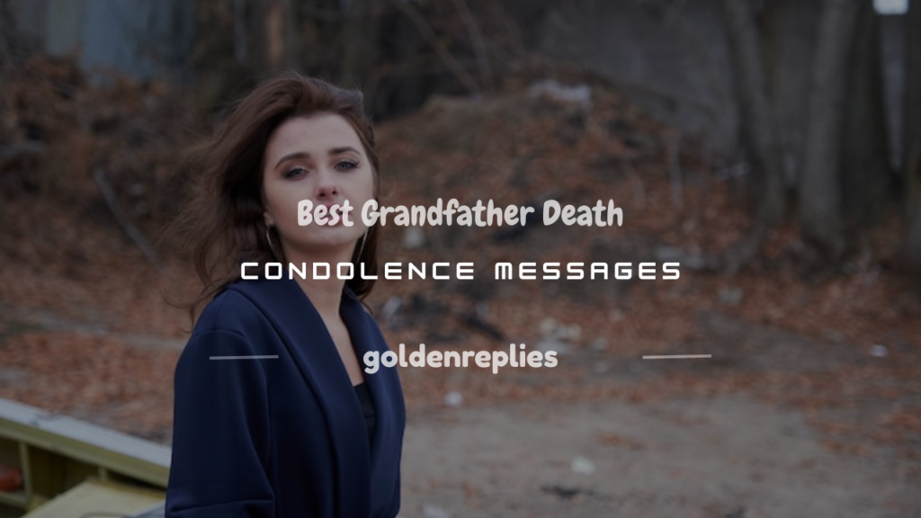 grandfather death condolence message