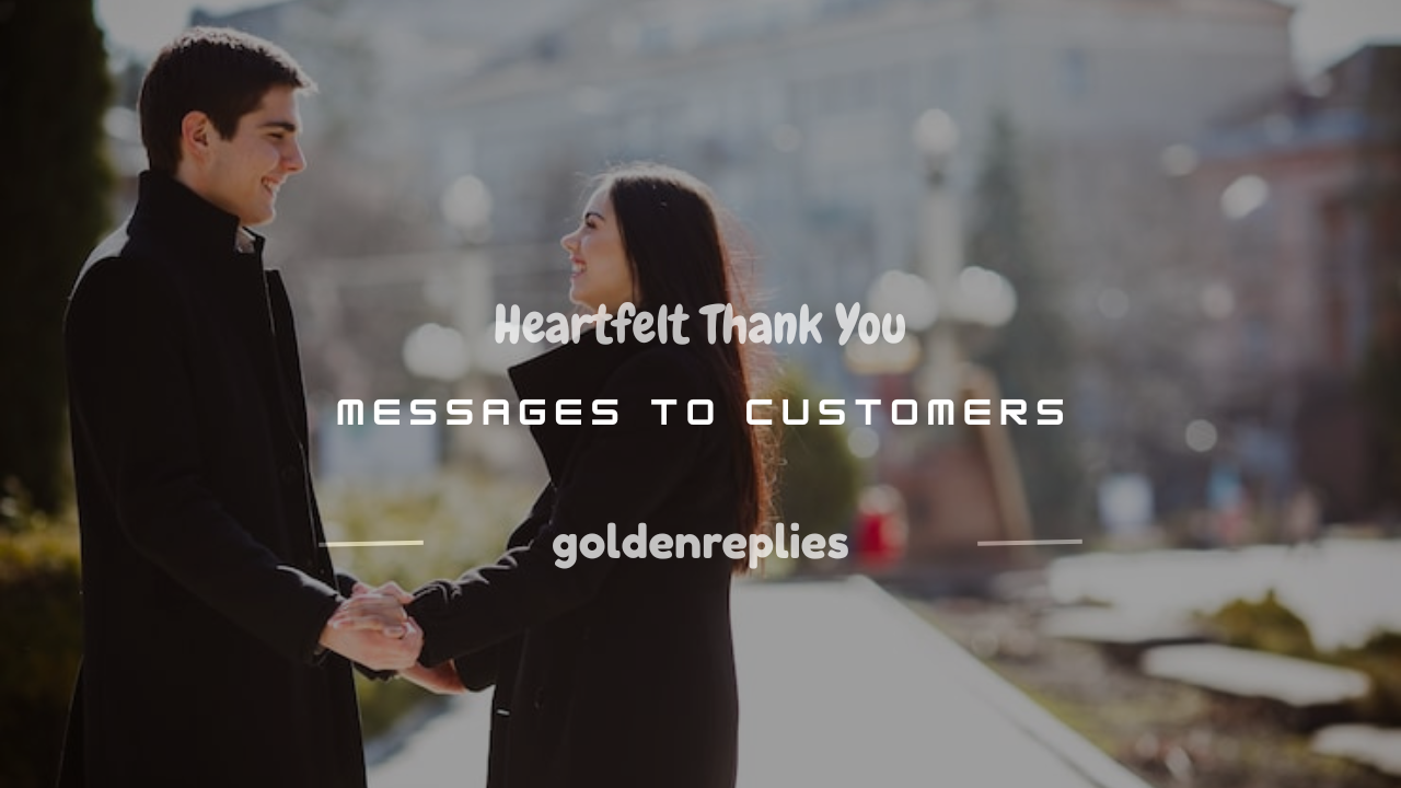 thank you to our customers