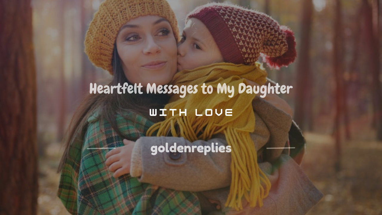 message to my daughter