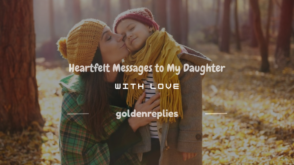 message to my daughter