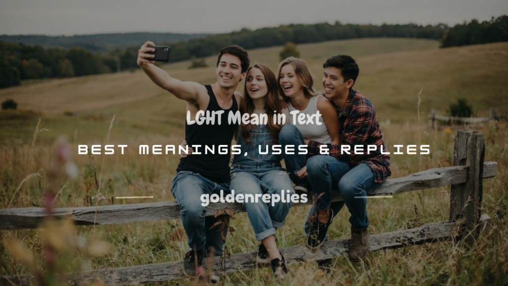 what does LGHT mean in text